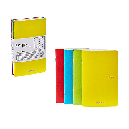 Ecoqua Staple-Bound Pocket Notebook