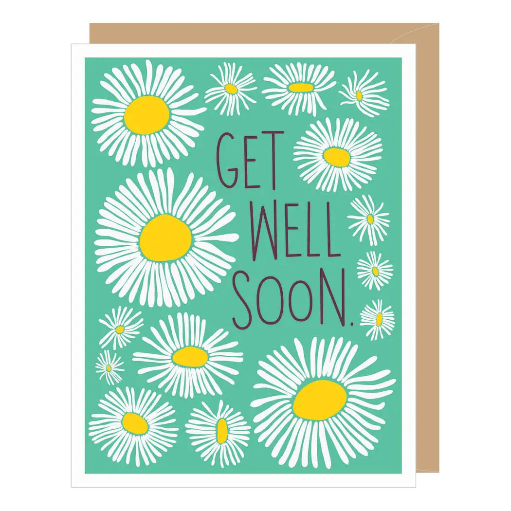 abstract-daisies-get-well-card-musejar for Free Printable Get Well Card Abstract Daisies Get Well Card – MUSEjar for Free Printable Get Well Card