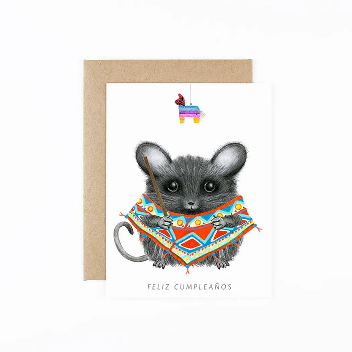 Mouse Wearing a Poncho