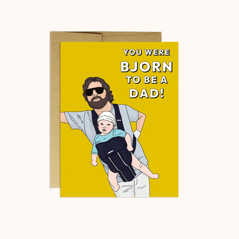 Bjorn To Be Dad Card