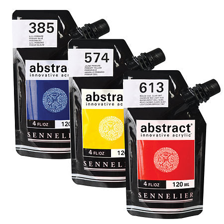 Sennelier Abstract Acrylic Paint Primary Color Set