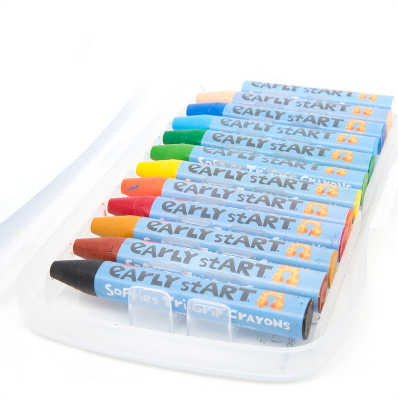 Micador Early Start Softies Tri-Grip Crayons