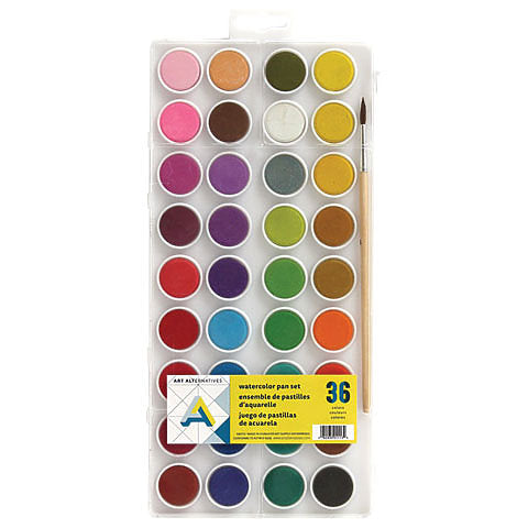 Art Alternatives Watercolor Pan Set 36
