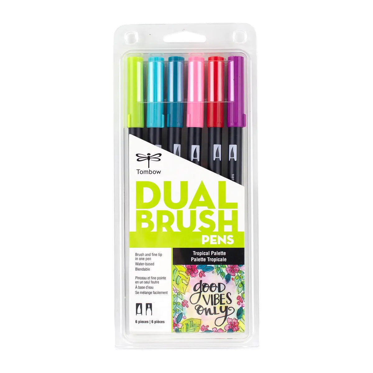 Tombow Dual Brush Pen Set -Set of 6