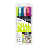Tombow Dual Brush Pen Set -Set of 6