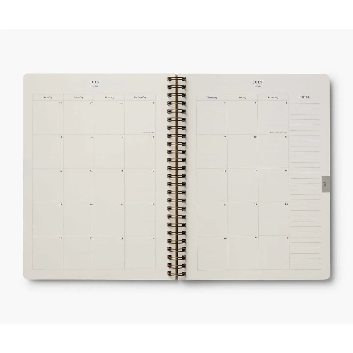 2026 Dahlia 12-Month Softcover Spiral Planner