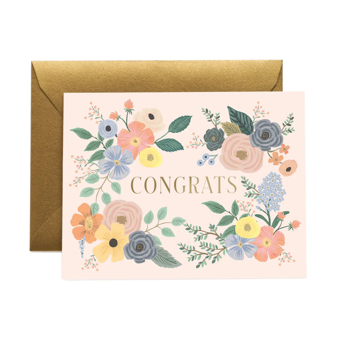 Garden Forest Congrats Card
