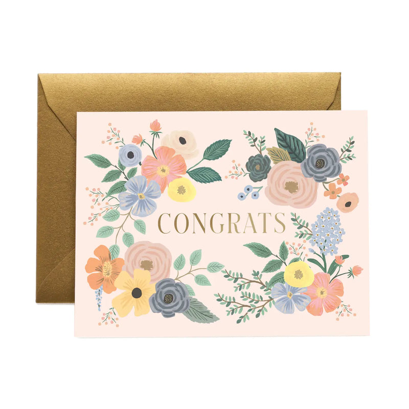 Garden Forest Congrats Card