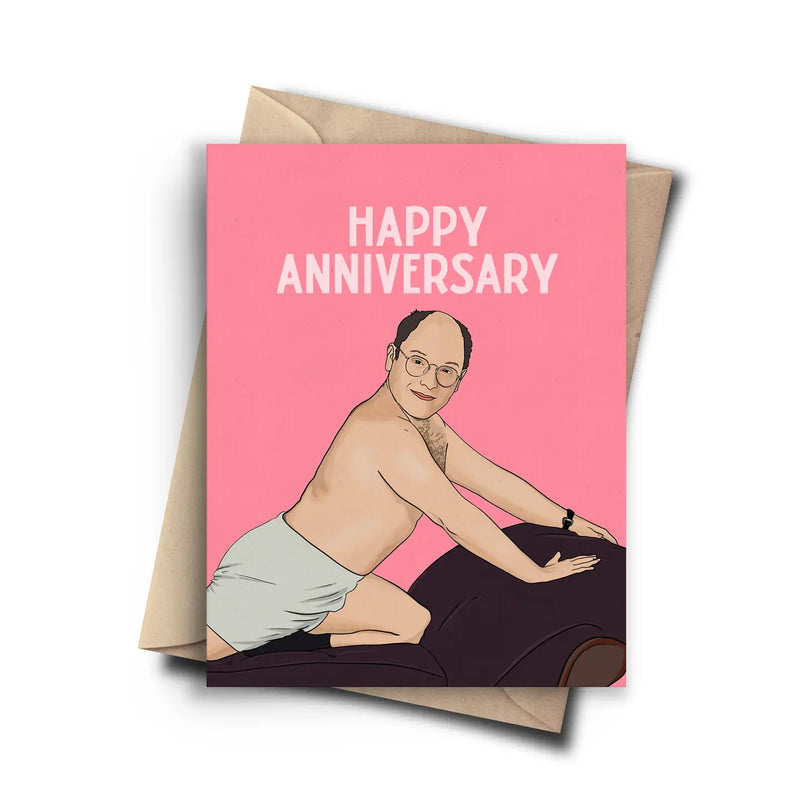 Seinfeld George Costanza Funny Anniversary Card