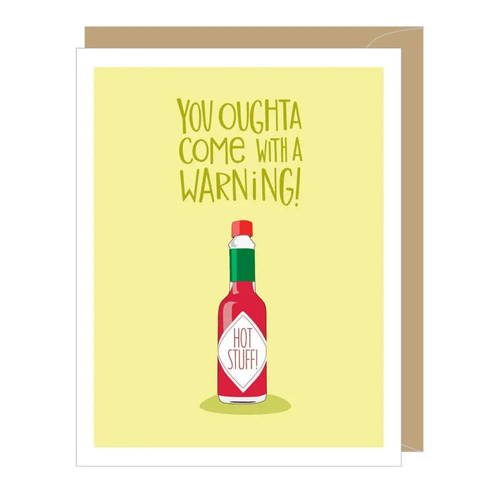 Hot Sauce Anniversary Card