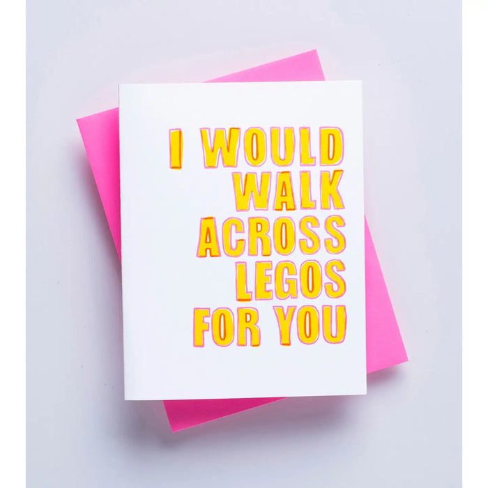Walk Across Legos for You