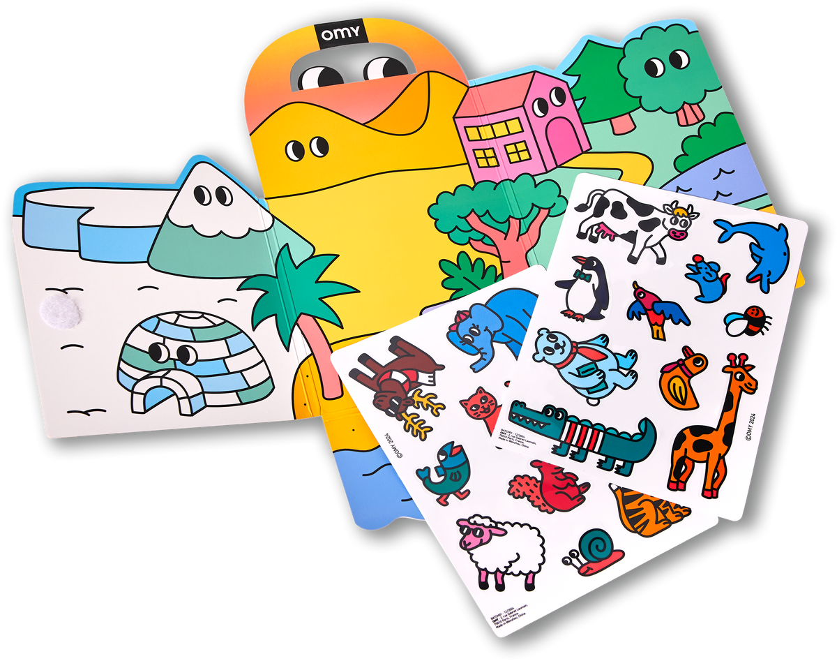 MONTESSORI DECOR STICKERS - ANIMALS