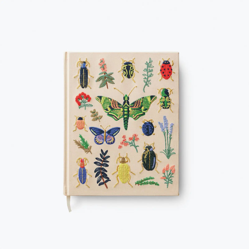 Curio Embroidered Fabric Sketchbook