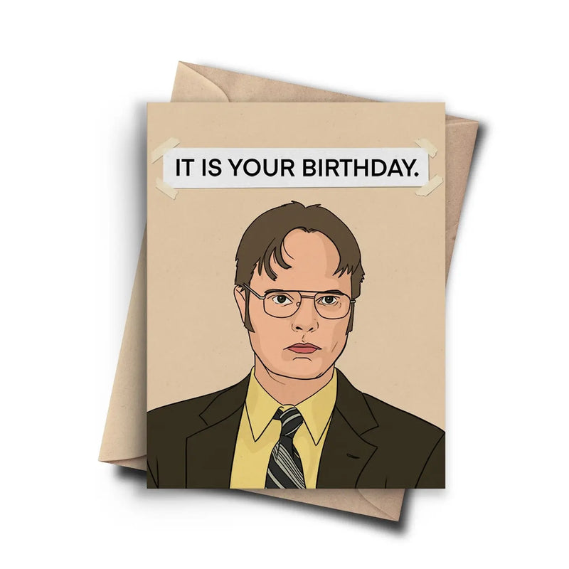Funny Birthday Card - Dwight the Office Card