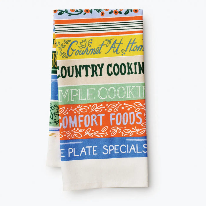 Cookbook Tea Towel