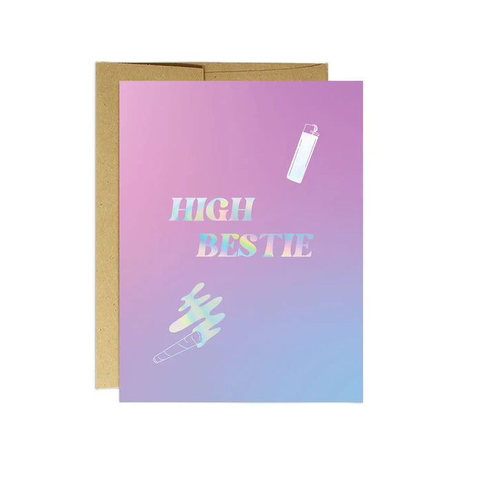 High Bestie Card