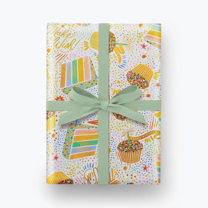 Birthday Cake Wrapping Paper