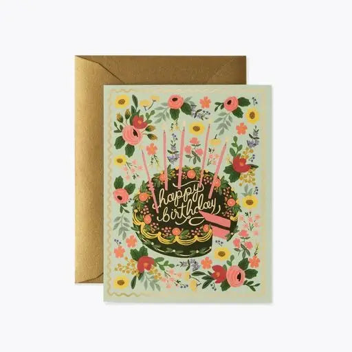 Floral Cake Birthday