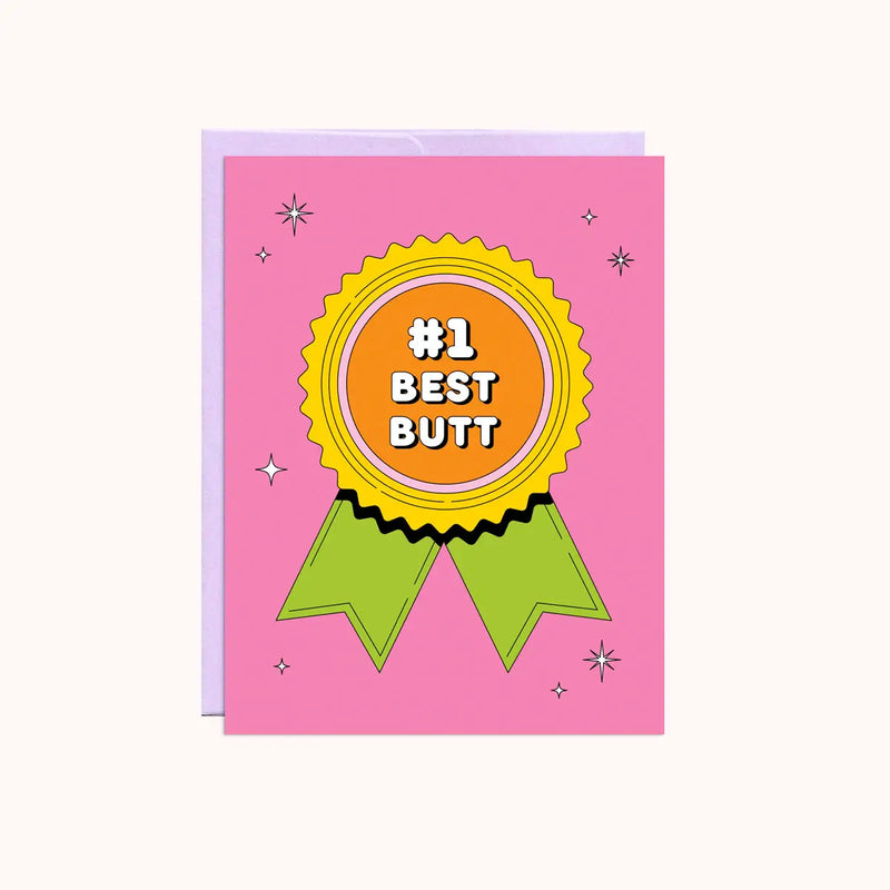 #1 Best Butt Love Card