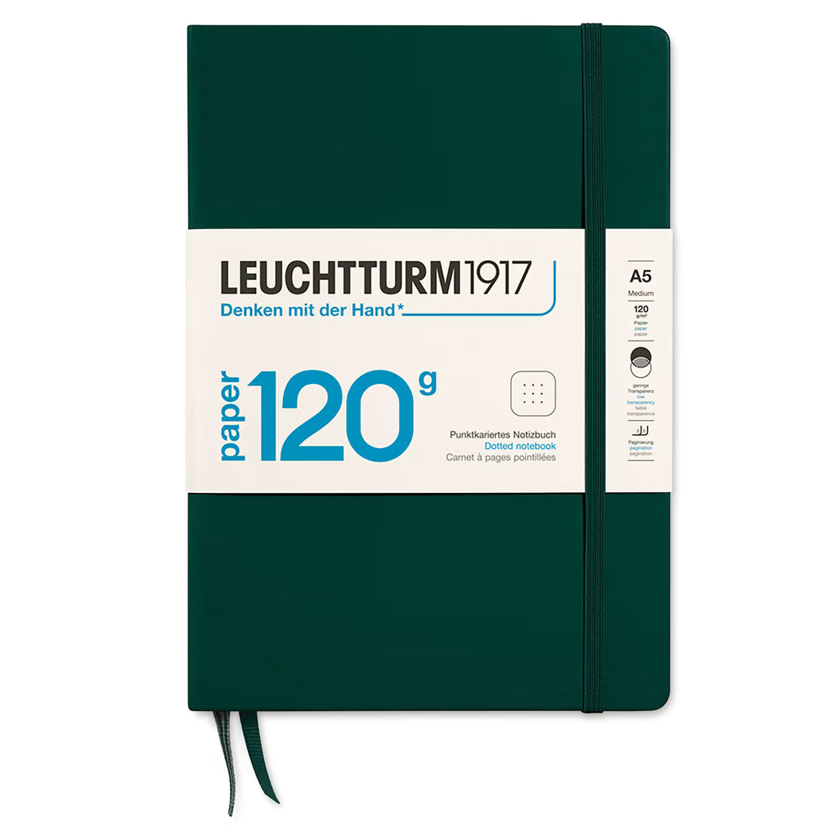 Leuchtturm1917 A5 Medium Notebook - 120G Dotted