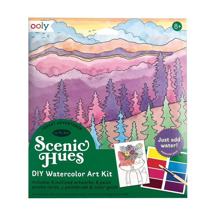 Scenic Hues DIY Watercolor Art Kit