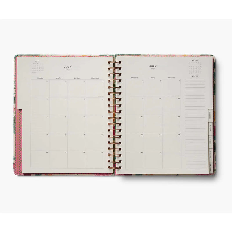 2026 Dahlia 17-Month Hardcover Spiral Planner