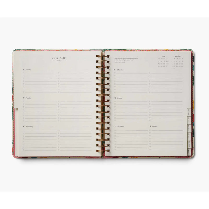 2026 Dahlia 17-Month Hardcover Spiral Planner