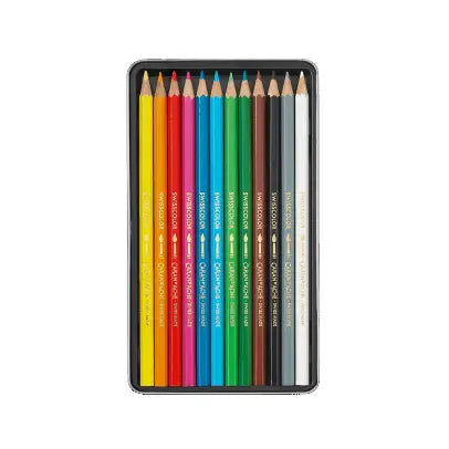 Caran d'Ache Water-Soluble Colored Pencils