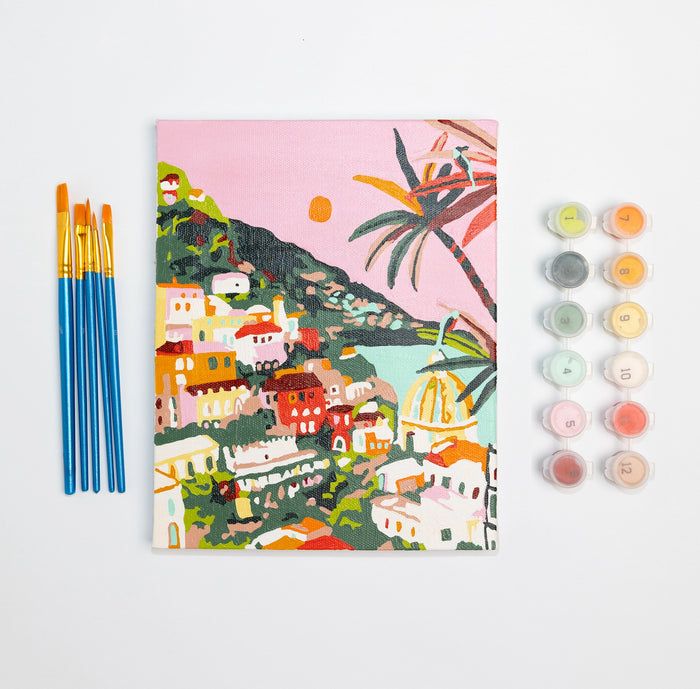 Amalfi Sunset By Hebe Studio Paint By Numbers Framed Mini