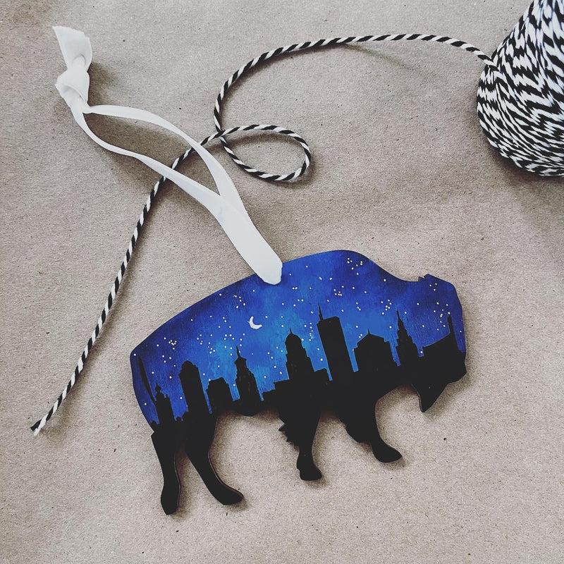 DECEMBER 18 • Handpainted Buffalo Ornaments