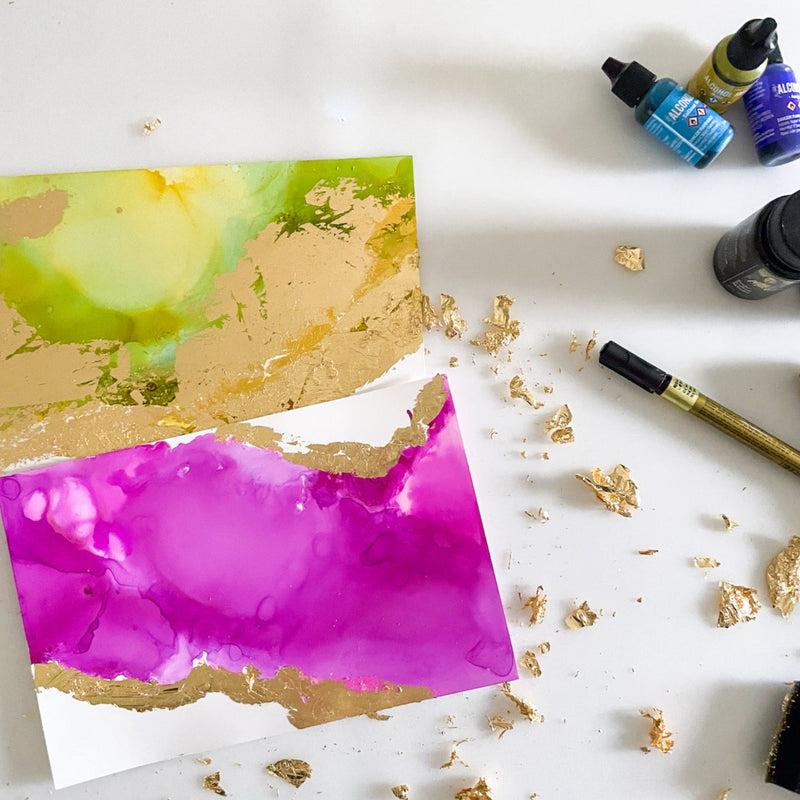 MAY 1 + 8 • Fluid Alcohol Ink & Gold Leaf Series with LaCott Fine Art