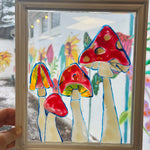FEBRUARY 19 • KIDS • Faux Stained Glass Mushrooms