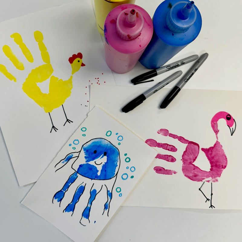JUNE 3 • Baby MUSE + Me: Handprint Animals
