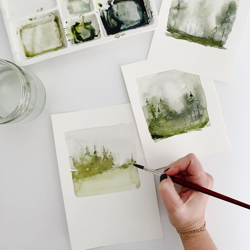 DECEMBER 5 • Winter Forest Scene Landscape with LaCott Fine Art