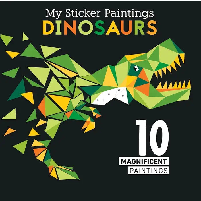 My Sticker Painting - Dinosaurs