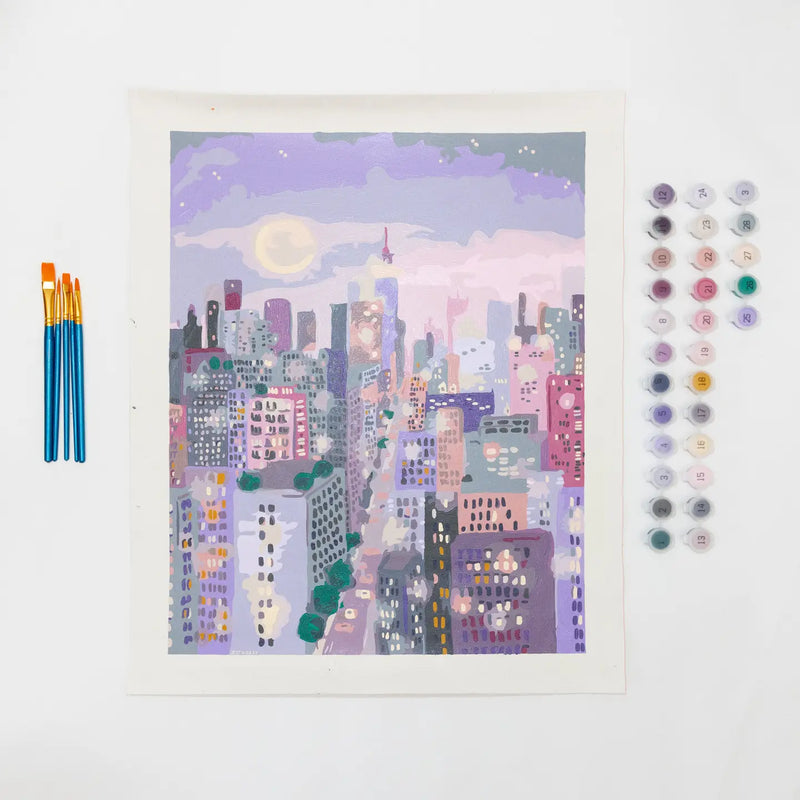 Cityscape Paint by Numbers