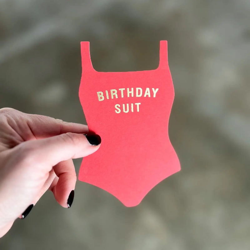 Birthday Suit Card