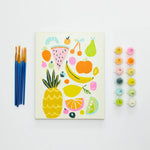 Fruitiest Fruits By Darcie Olley Paint By Numbers For Kids Framed Mini