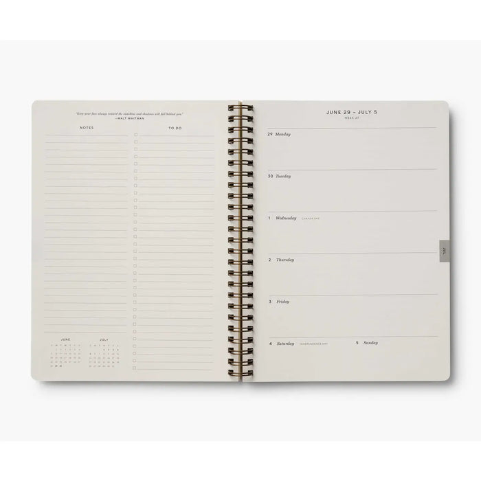2026 Dahlia 12-Month Softcover Spiral Planner