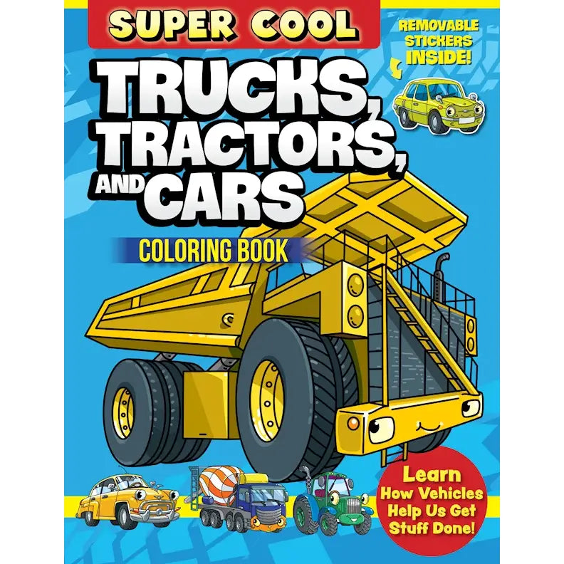 Coloring Book - Super Cool Trucks