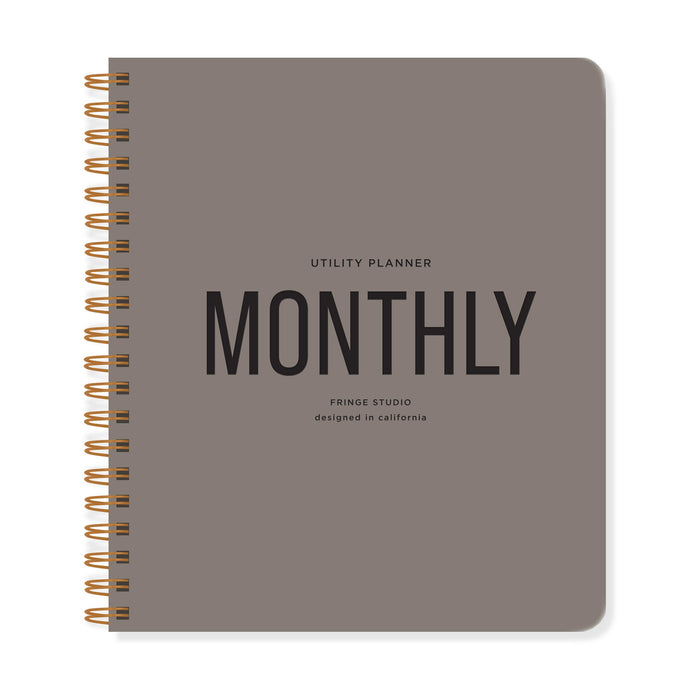Utility Non-Dated Planner Monthly