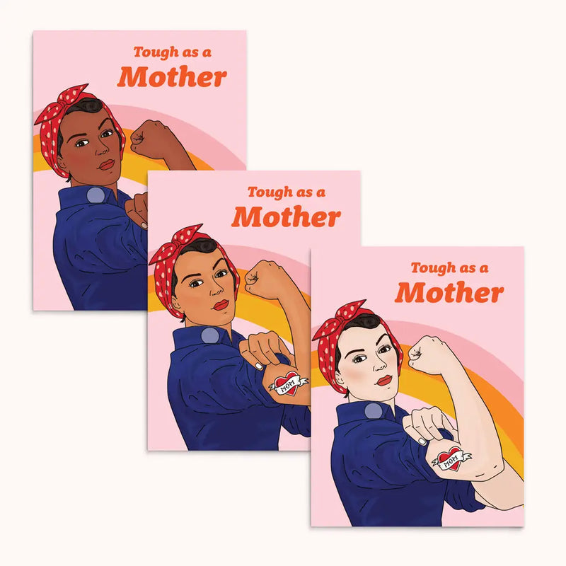 Tough as a Mother Mother's Day Card
