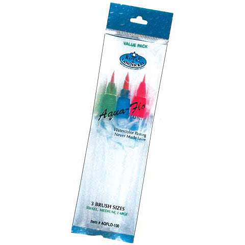 Aqua -Flo Watercolor Brush - Set of 3