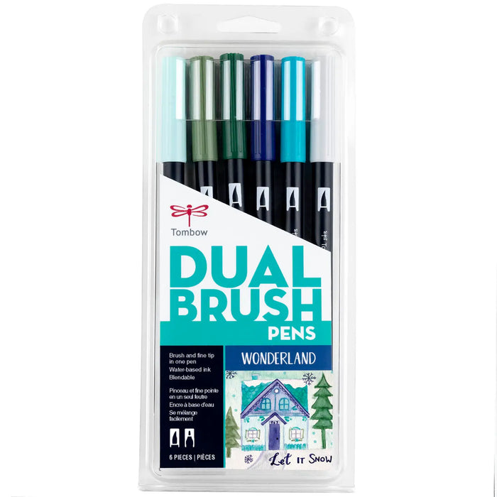 Tombow Dual Brush Pen Set -Set of 6