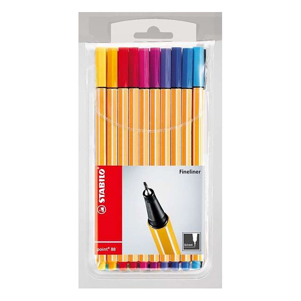 Fineliner STABILO point 88 - pack of 15 colors