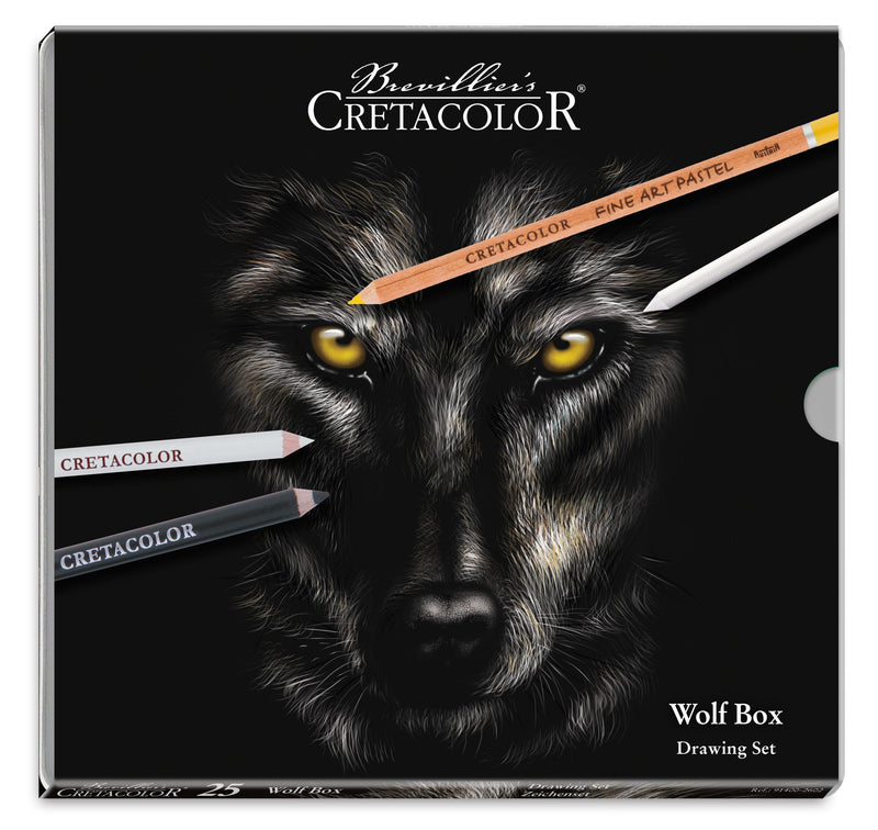 Wolf Box Drawing Set
