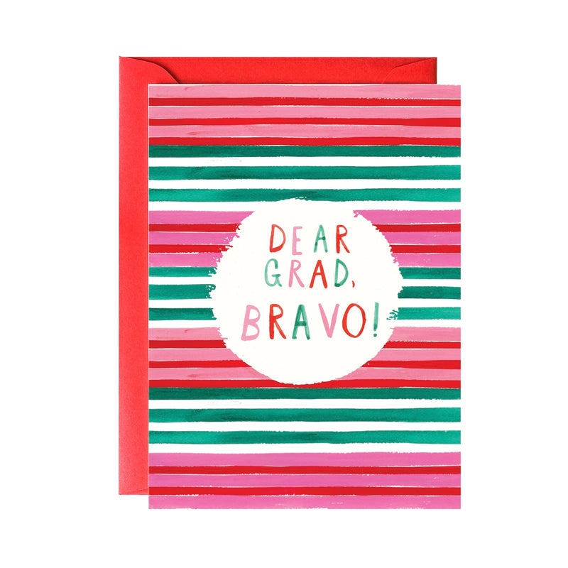 Dear Grad, Bravo Card