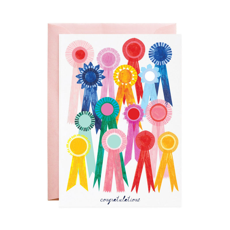 First Place Ribbon Congrats Card