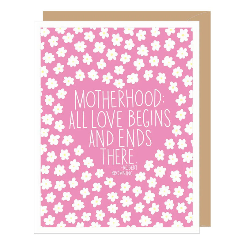 Robert Browning Mother's Day Card