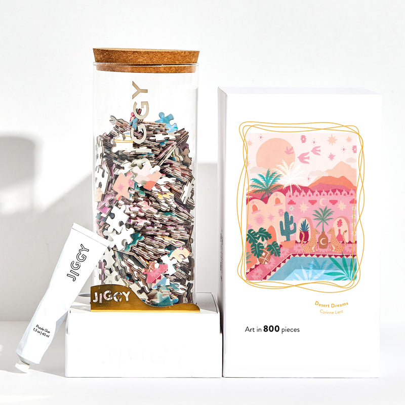 Desert Dreams Puzzle & Glue Kit